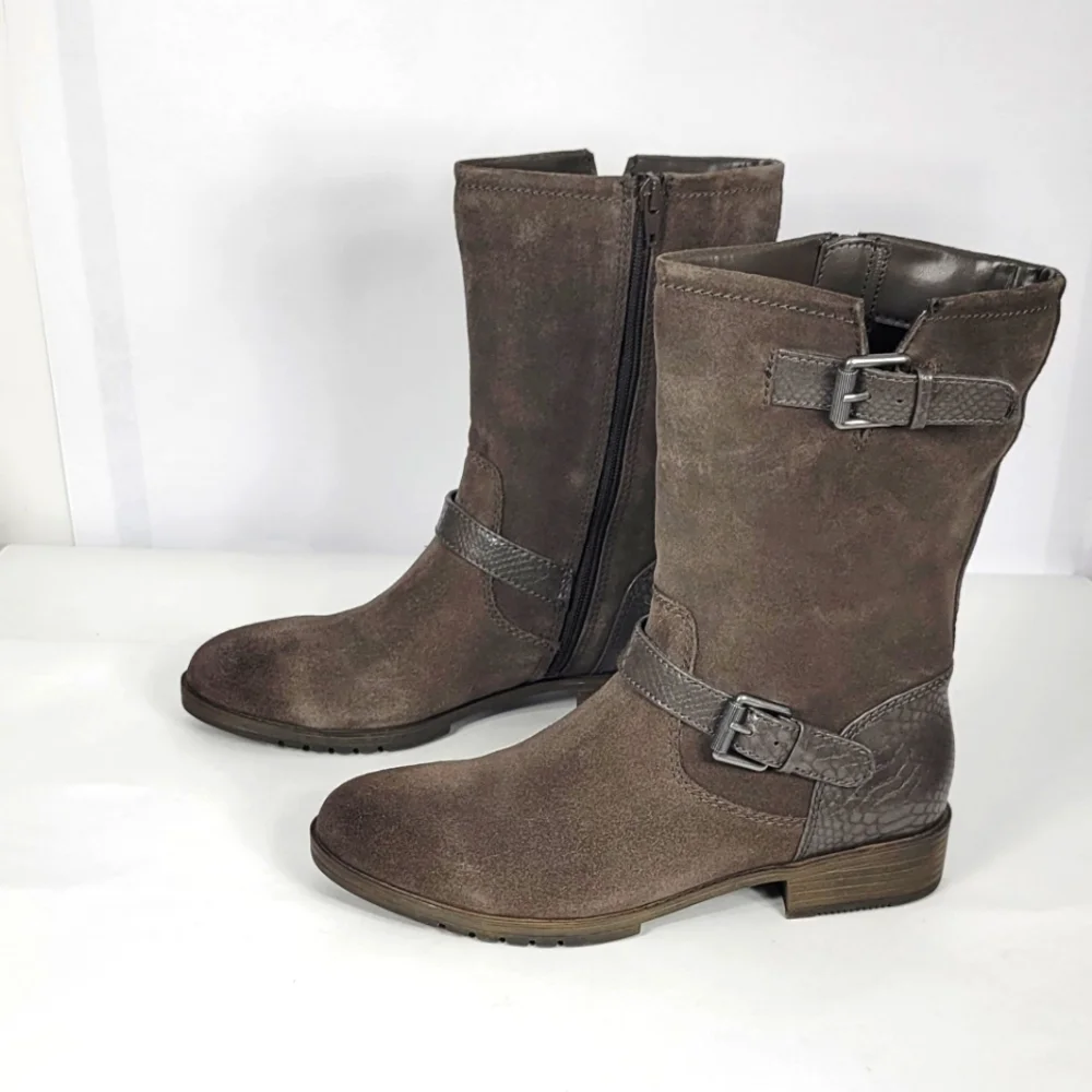 Naturalizer Suede Genna Boots #546 Size 7.5M